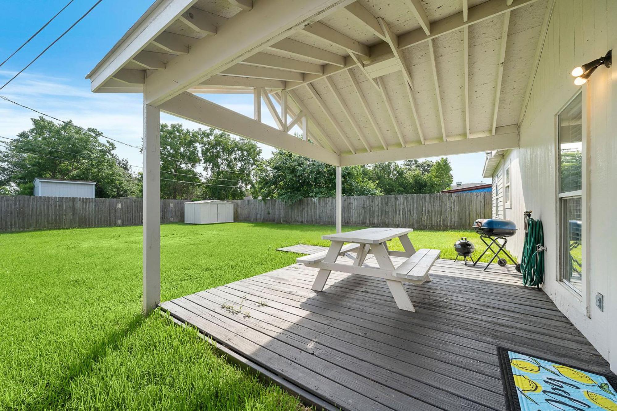 Sleep 7 In This 3 Bedroom Home Walking Distance Sylvan Beach With Game Room Work Area High Speed Wifi La Porte Close To Kemah Nasa Exterior foto